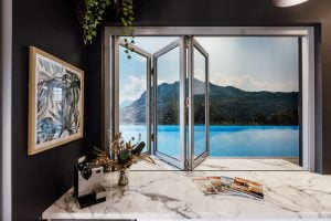 Bi-fold window at Broadmeadow Showoom