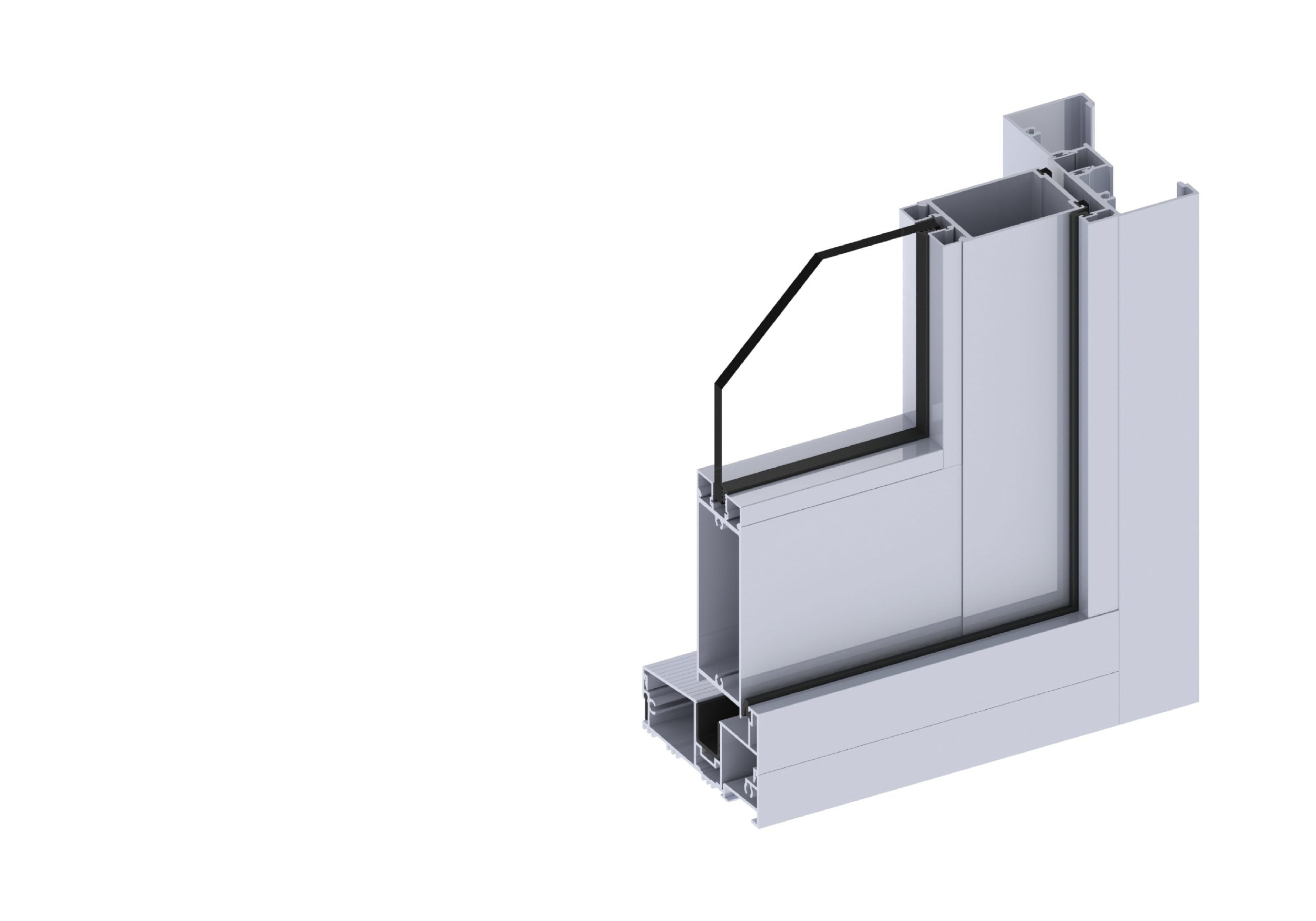 Paragon bi-fold door section