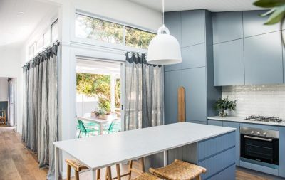 Studio kitchen with Horizon sliding door