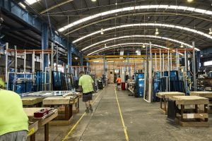Wideline manufacturing warehouse